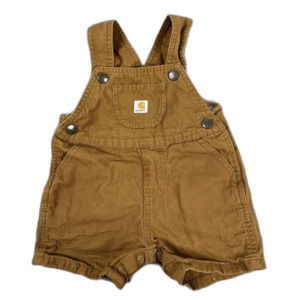 Carhartt Bib Overalls Classic Brown Cargo Pants Size 12M Baby